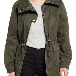 Levi’s Anorak chinch waist rain jacket XS